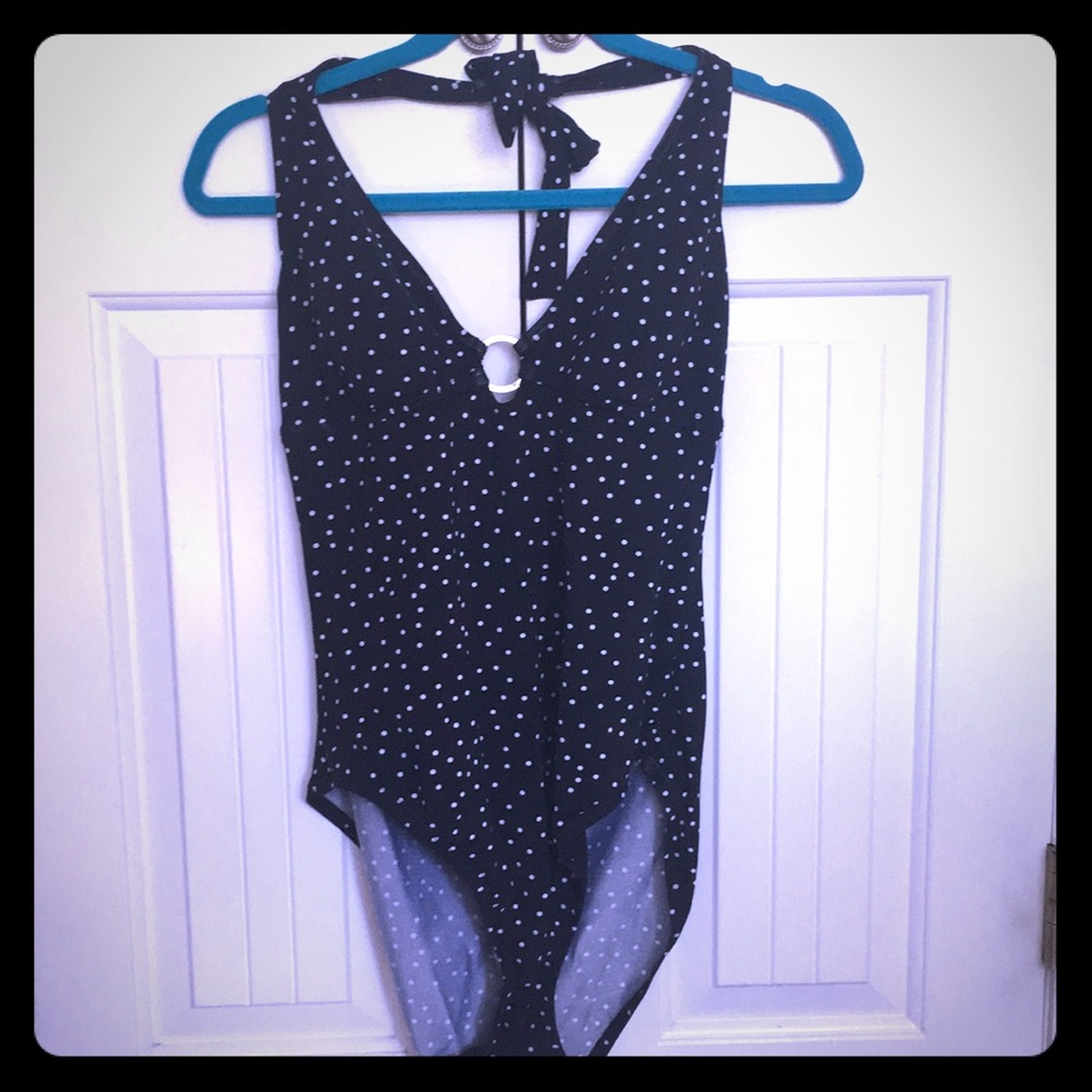 NWT Halter Polkadot bathing suit
